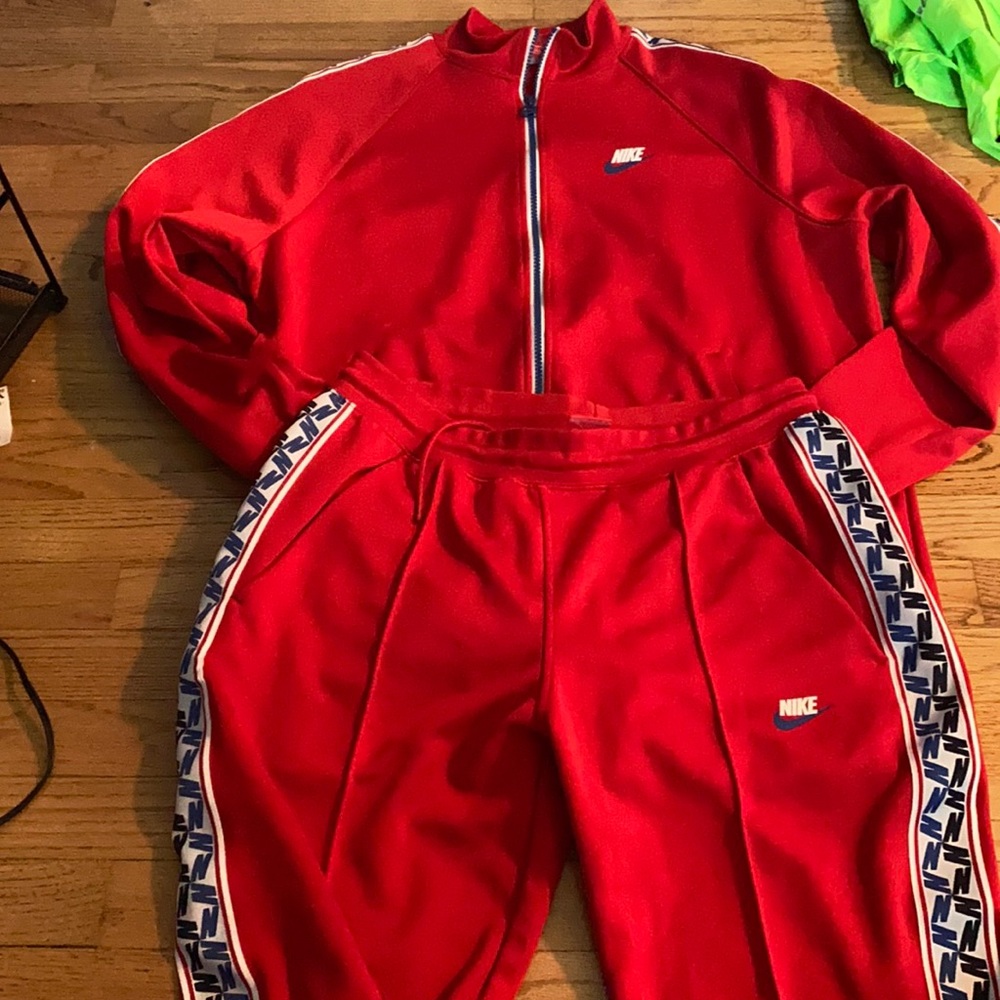 Nike tape logo tracksuit